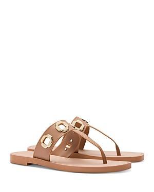 Larroude Womens Milan Grommet Thong Sandals Product Image