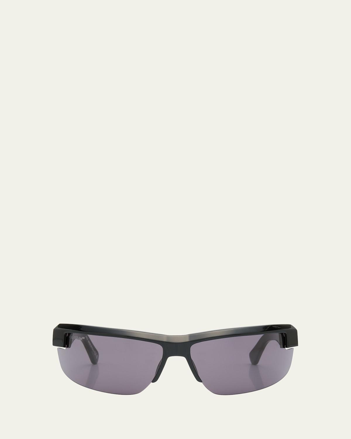 Mens Toledo Half-Rim Acetate Sunglasses Product Image
