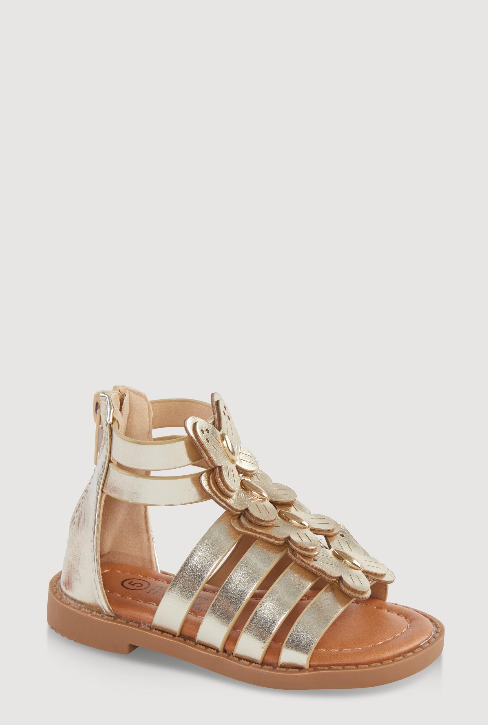 Womens Toddler Girls Butterfly Gladiator Sandals Product Image