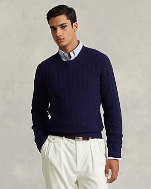 Polo Ralph Lauren Cashmere Cable Knit Crewneck Sweater Product Image