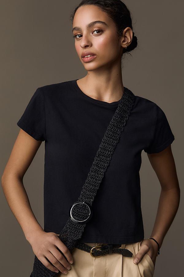Agolde Adine Cotton Shrunken Tee Product Image