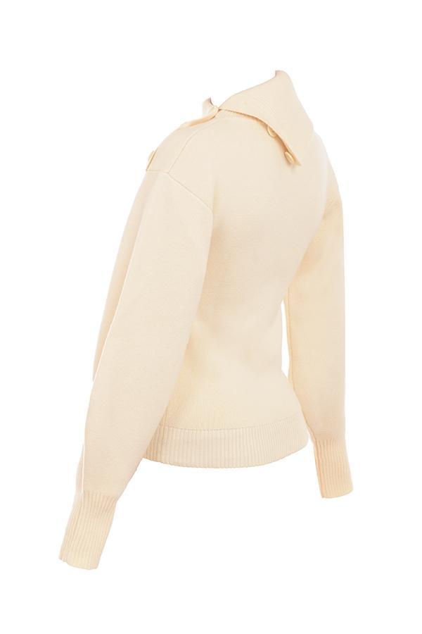 Adelita  cream cashmere blend sweater - sale Product Image