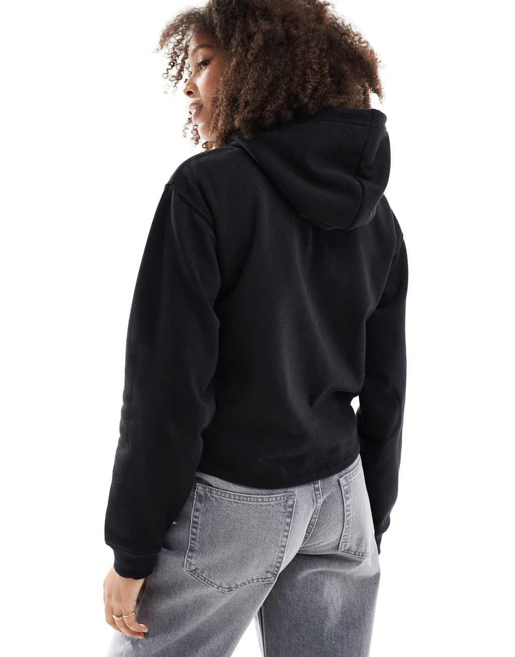 The North Face Evolution Hi Lo hoodie in black Product Image