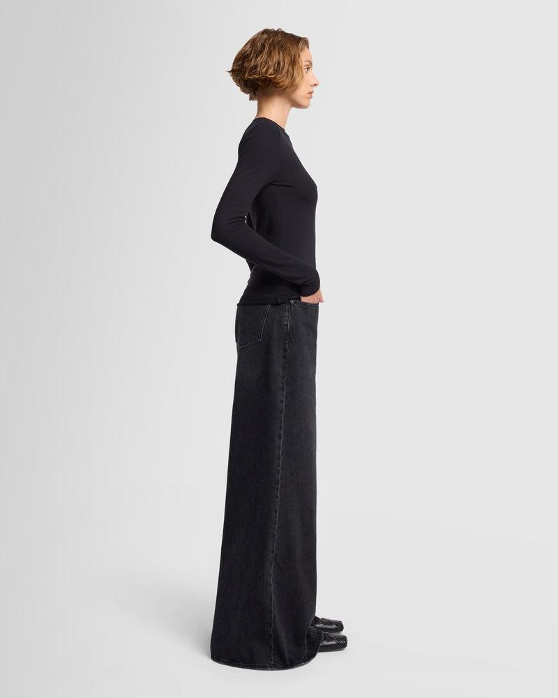 Long Sleeve High Neck Top Product Image
