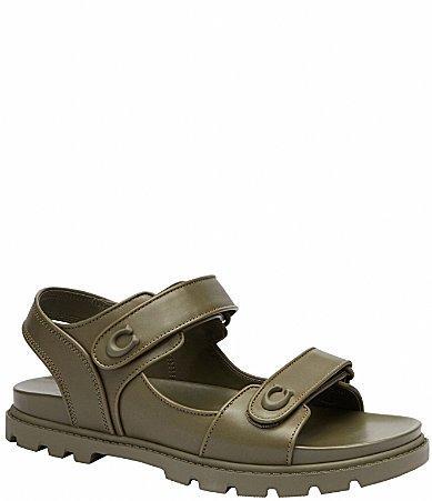COACH Mens Leather Banded Sport Sandals Product Image