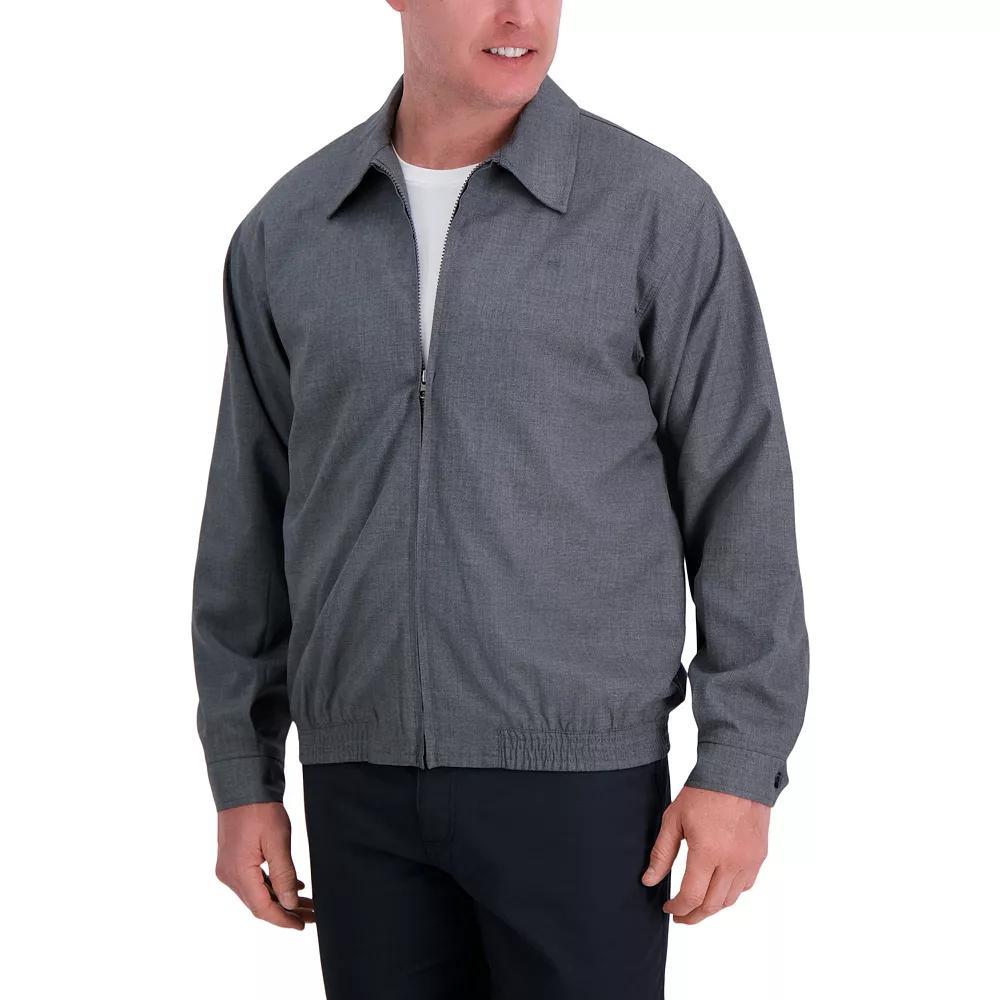 Mens Haggar Herrington Straight-Fit Sharkskin Jacket Product Image