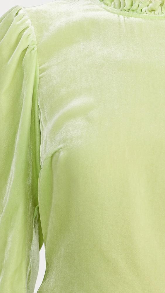 Ulla Johnson Marlene Velvet Blouse | Shopbop Product Image