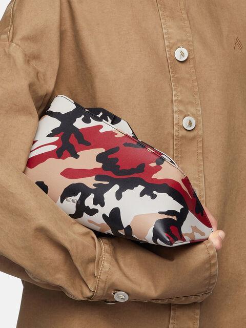 ''8.30PM'' beige, black, red and nude oversized clutch Product Image