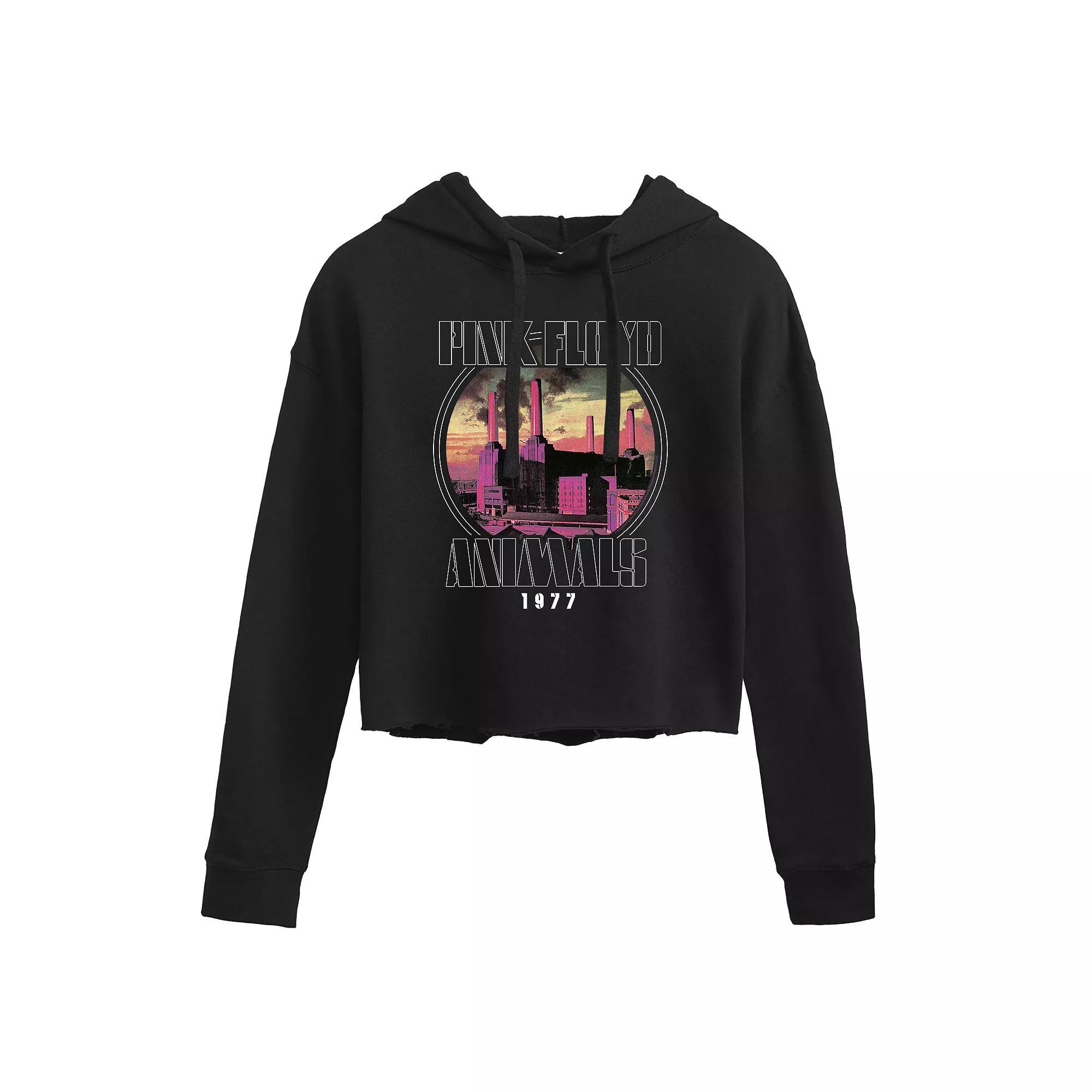 Juniors Ghostbusters I Aint Afraid Cropped Hoodie, Girls Product Image