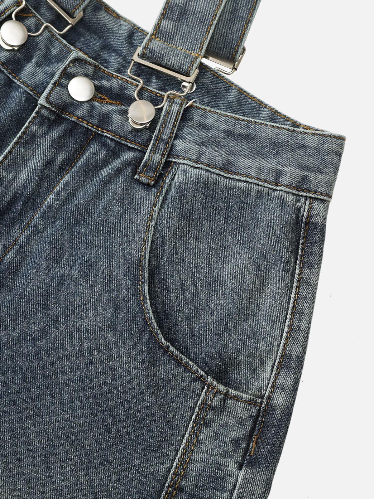 Aelfric Eden Washed Barrel Denim Overalls Product Image
