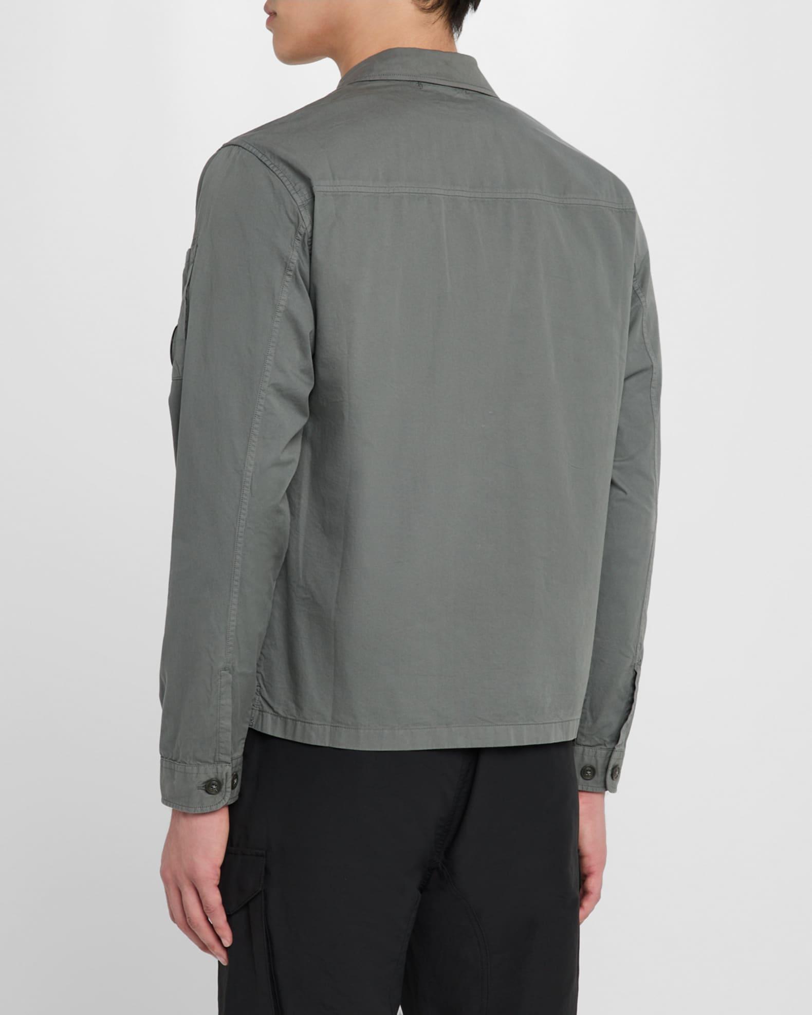 Mens Gabardine Lens Overshirt Product Image