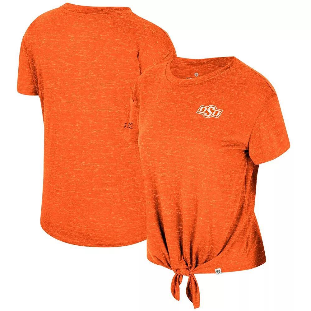 Womens Colosseum Oklahoma State Cowboys Finalists Tie-Front T-Shirt Product Image