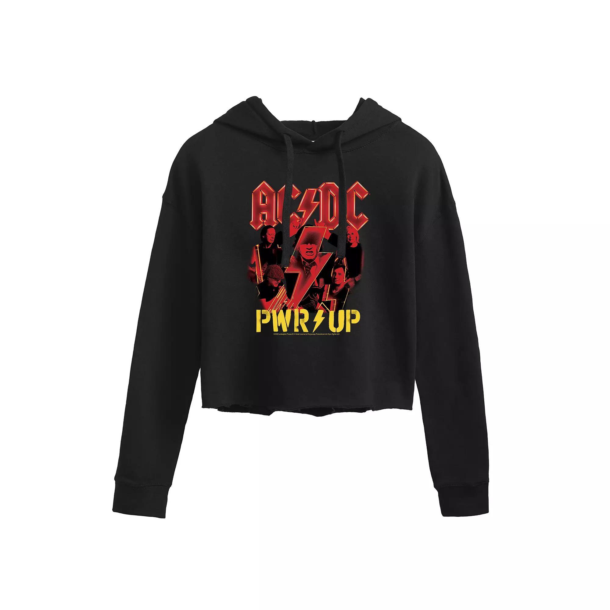 Juniors Ghostbusters I Aint Afraid Cropped Hoodie, Girls Product Image