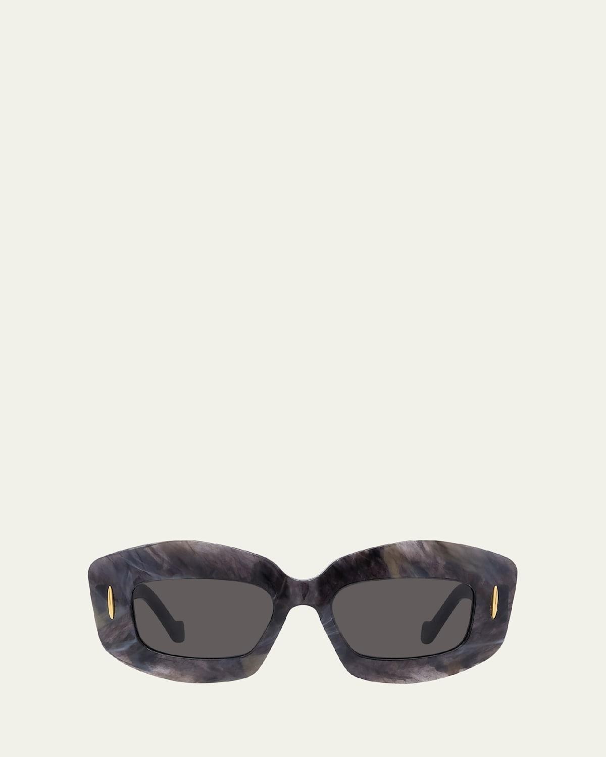 Loewe Chunky Anagram Rectangular Sunglasses, 49mm Product Image