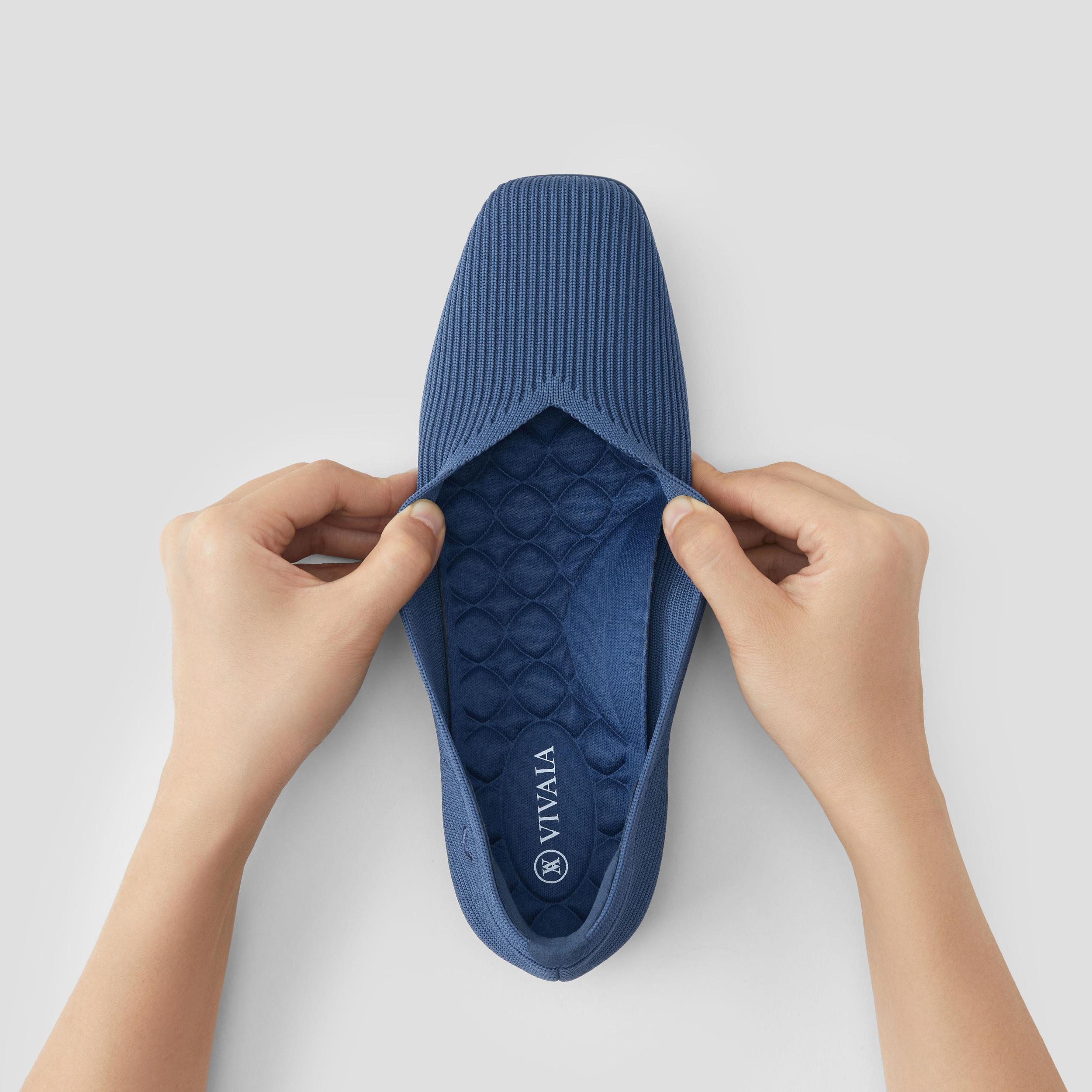 Lightweight Square-Toe V-Cut Flats (Margot Walker) Product Image