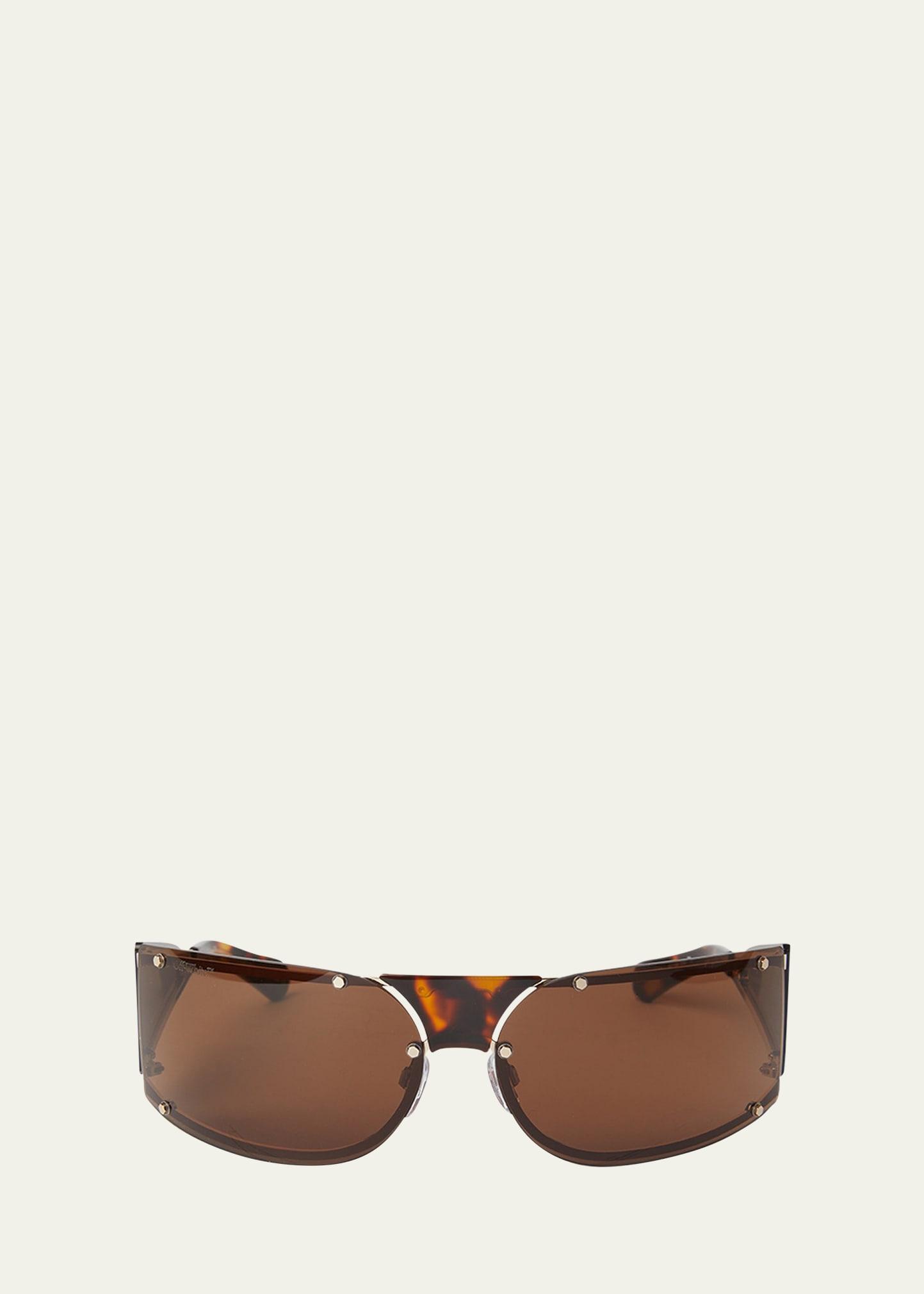 Men's Kenema Rimless Wrap Sunglasses Product Image