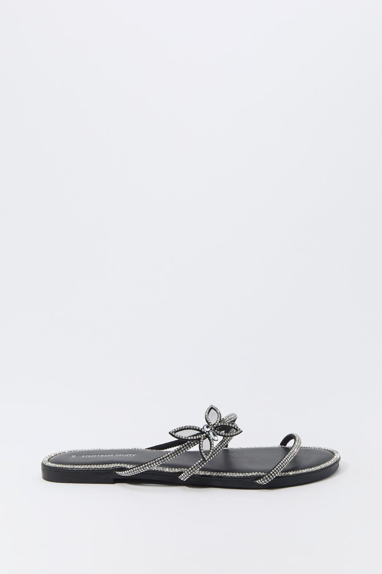 Rhinestone Strappy Butterfly Sandal Female Product Image