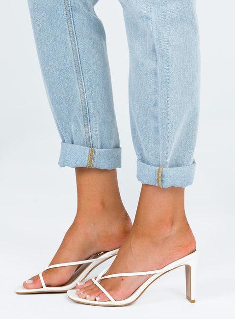 Billini Silas Heels White Product Image