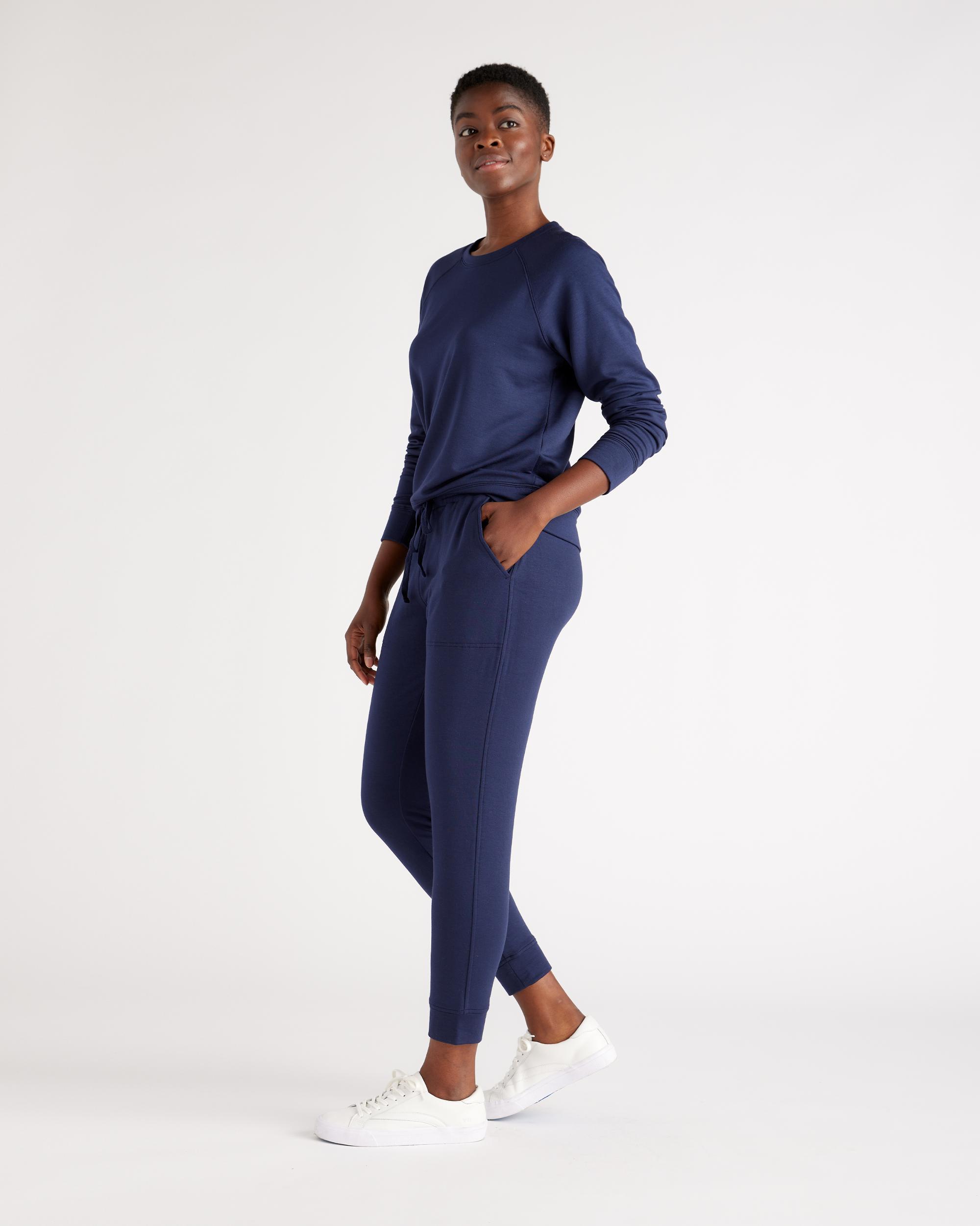 Quince | Women's Fleece Sweatpants Supersoft Fleece Lounge Pants, Lenzing Modal Product Image