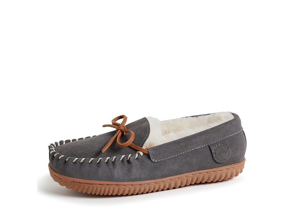 Fireside by Dearfoams Alice Springs Womens Shearling Moccasin Slippers Product Image