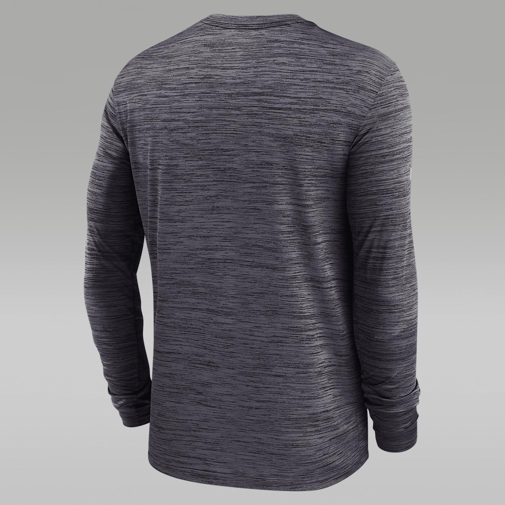 North Carolina Sideline Velocity Men's Jordan Brand Dri-FIT College Long-Sleeve T-Shirt Product Image