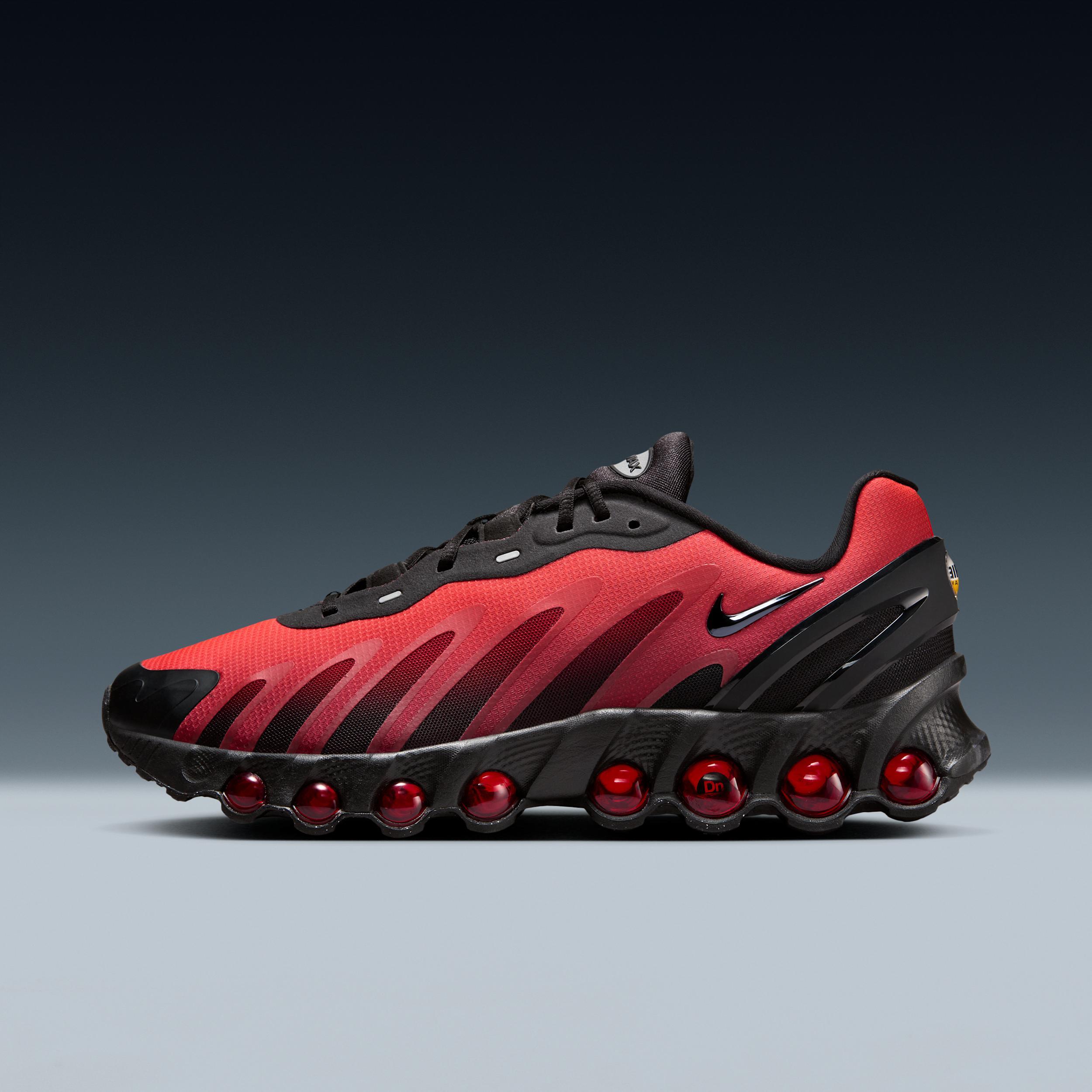 Nike Mens Air Max Dn8 Casual Shoes in Black/Gym Red/Bright Crimson Product Image