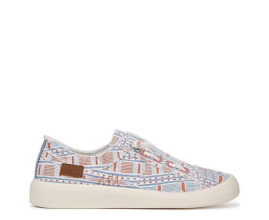 Blowfish Malibu Womens Beachside Americana Stripe Canvas Slip On Sneaker Product Image