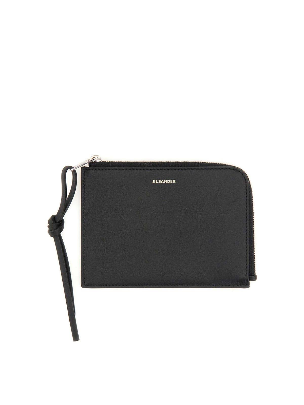 JIL SANDER Wallet With Logo In Black Product Image