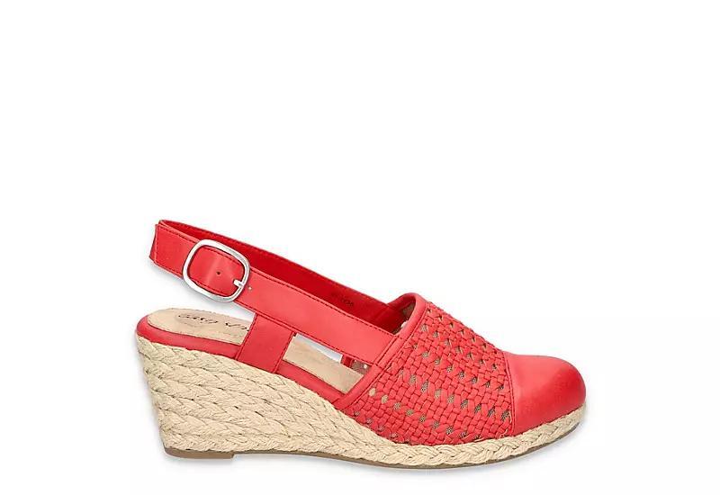 Easy Street Taffy Womens Slingback Espadrille Wedges Product Image