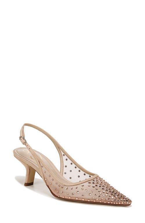 Sam Edelman Womens Biankas Pointed Toe Embellished Slingback Pumps Product Image