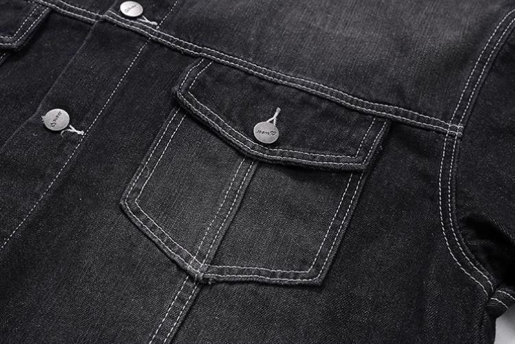 RT No. 11429 BLACK DENIM JK & BOTTOM JEANS Product Image