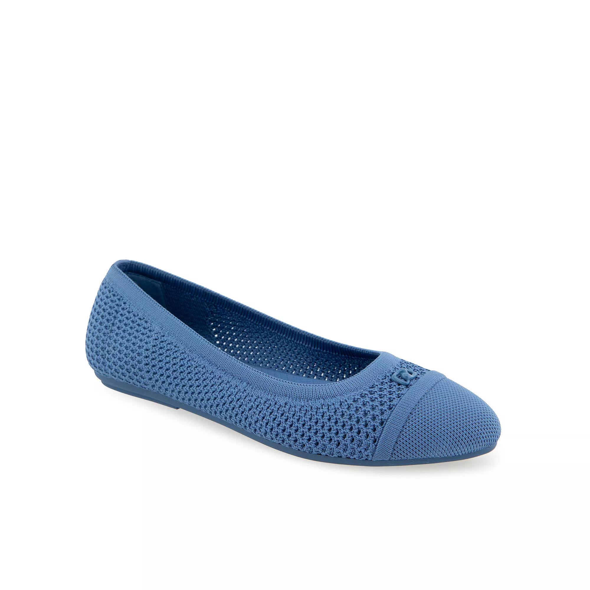 Aerosoles Annelie Women's Knit Ballet Flats, Size: 10, Blue Jean Product Image