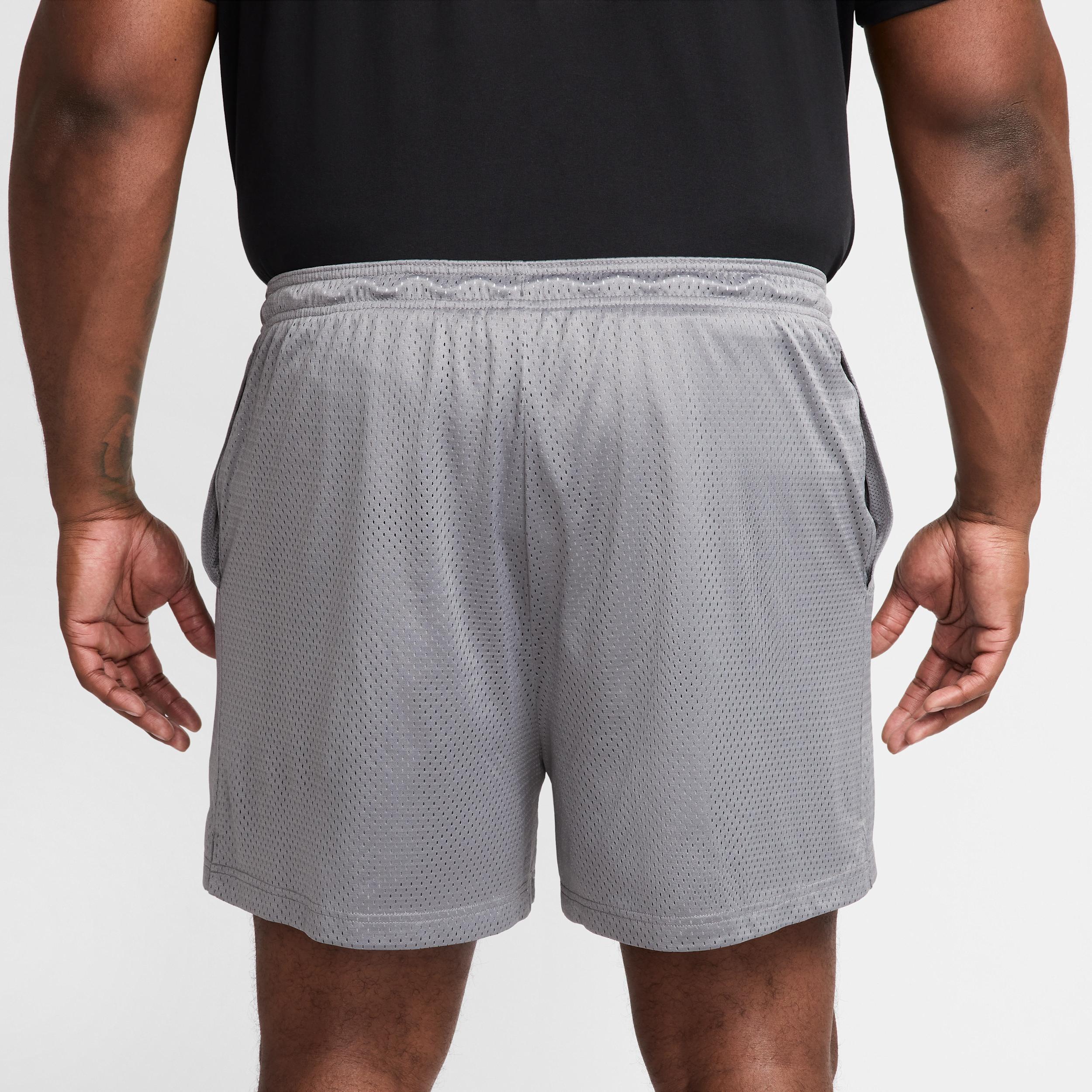 Men's Nike Dri-FIT 5" Mesh Basketball Shorts, Size: XXL, Safety Orange Product Image