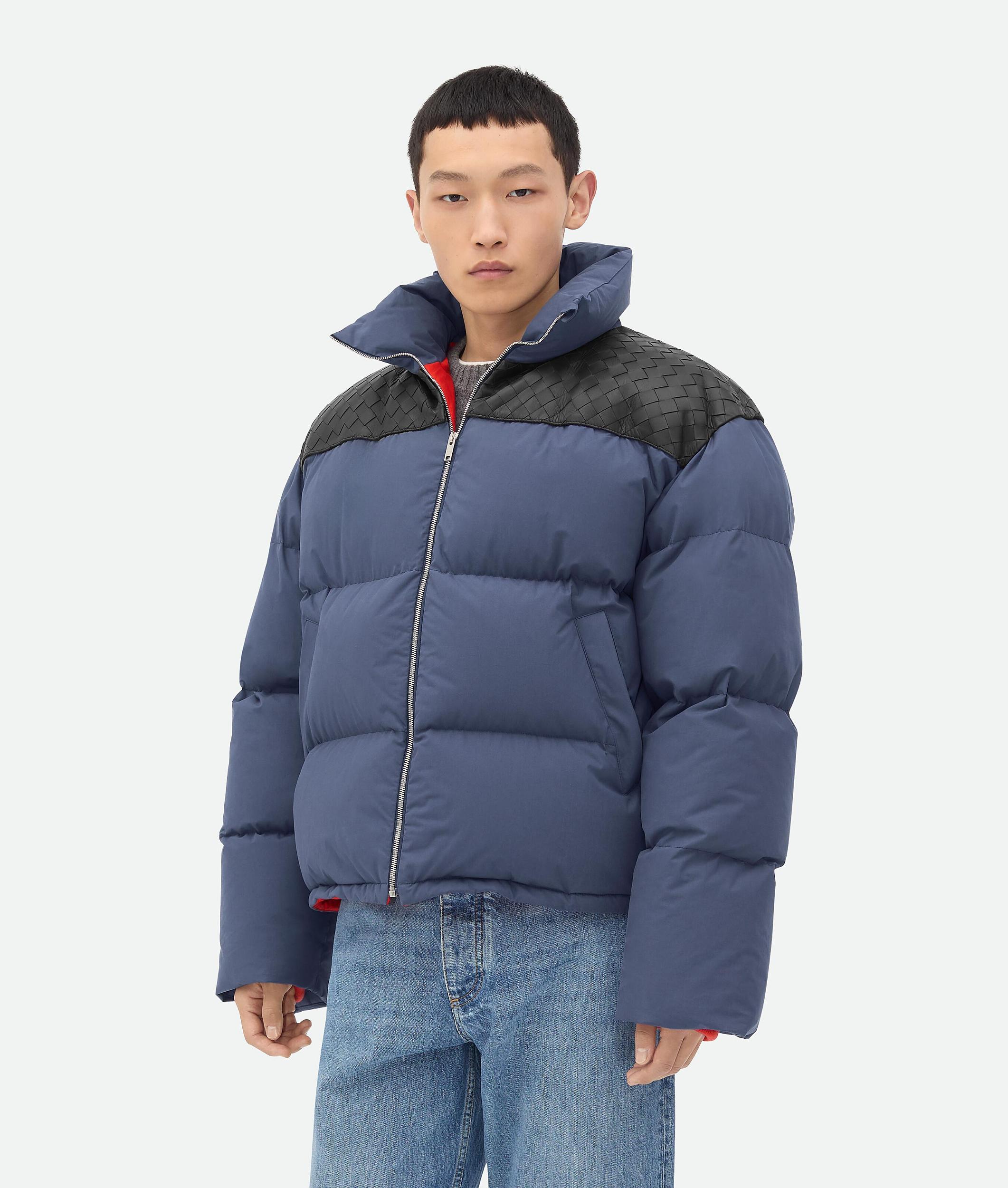 Men's Frosted Poplin Puffer Jacket in Cruise Product Image