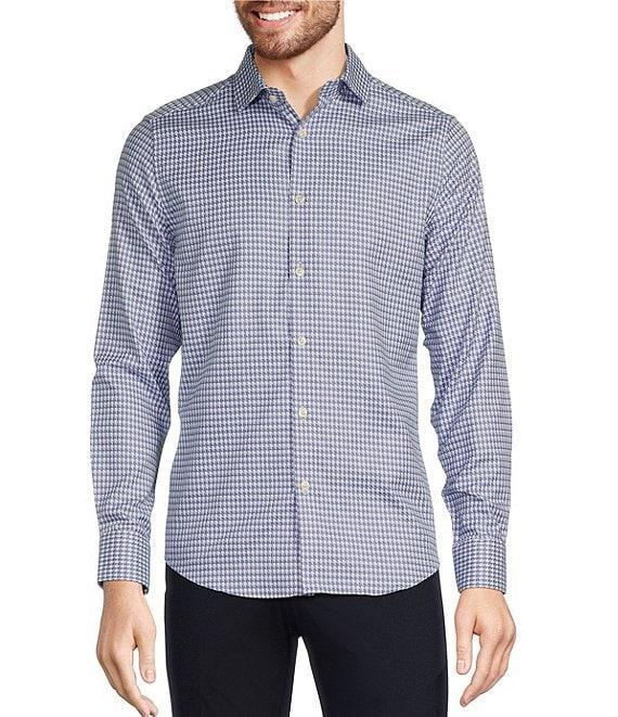 Murano Slim Arrow Pattern Long Sleeve Woven Shirt Product Image