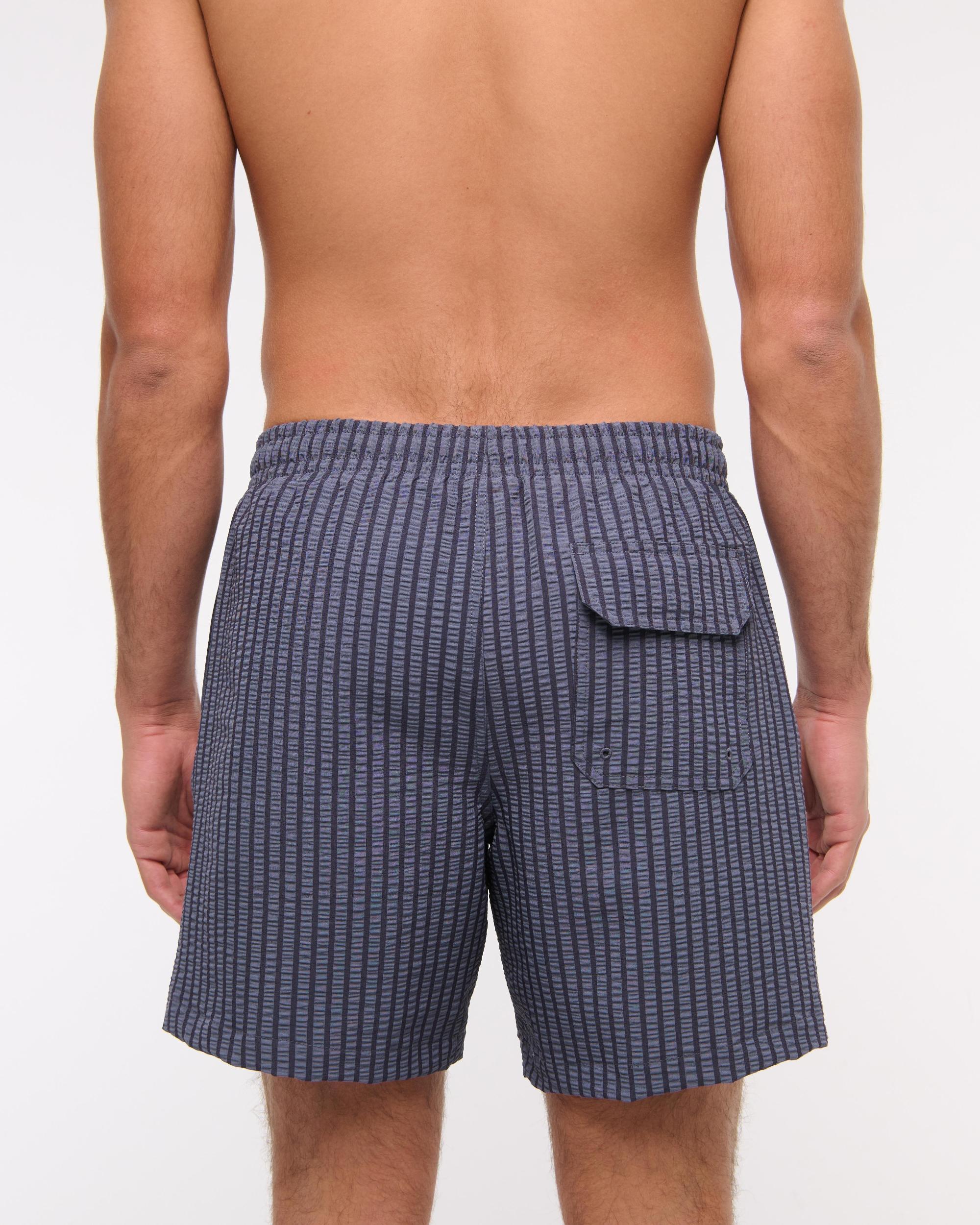 Pull-On Seersucker Swim Trunk Product Image