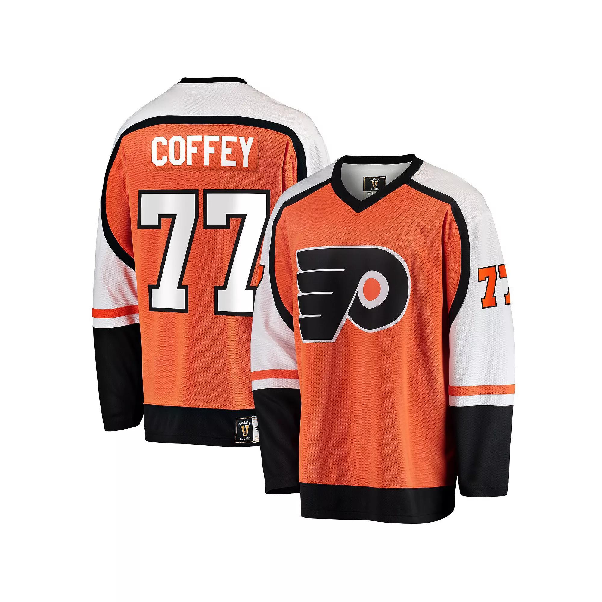 Mens Fanatics Branded Paul Coffey Orange Philadelphia Flyers Premier Breakaway Retired Player Jersey Product Image