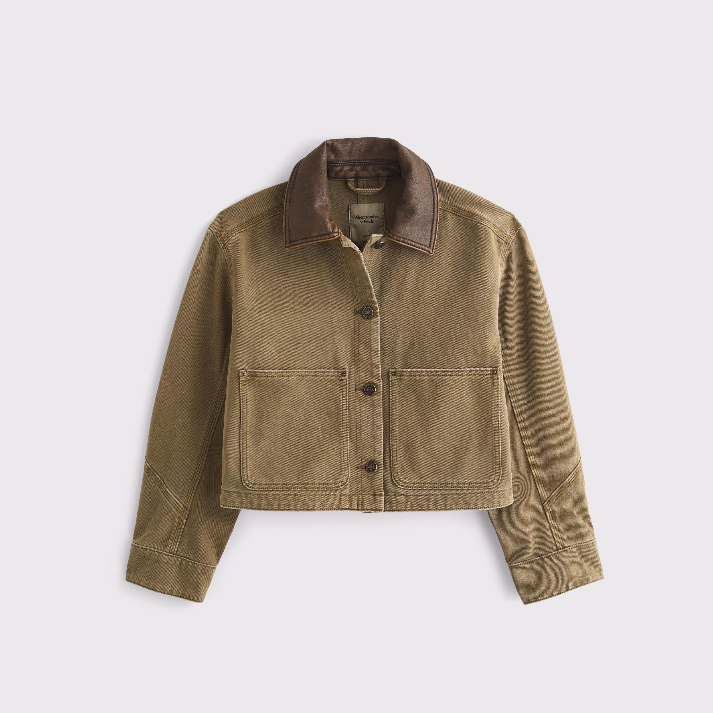 Short Twill Barn Jacket Product Image