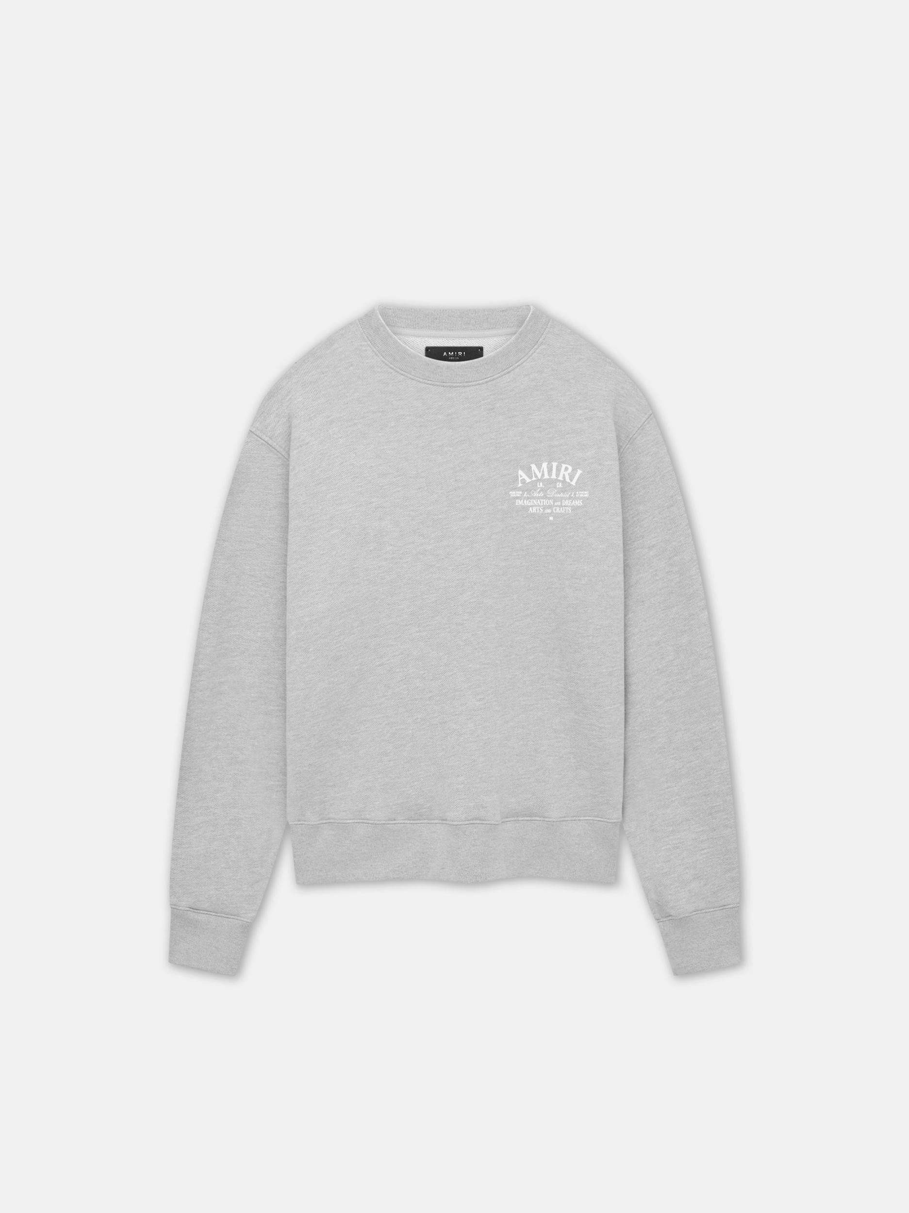 AMIRI ARTS DISTRICT CREW - Grey Male Product Image