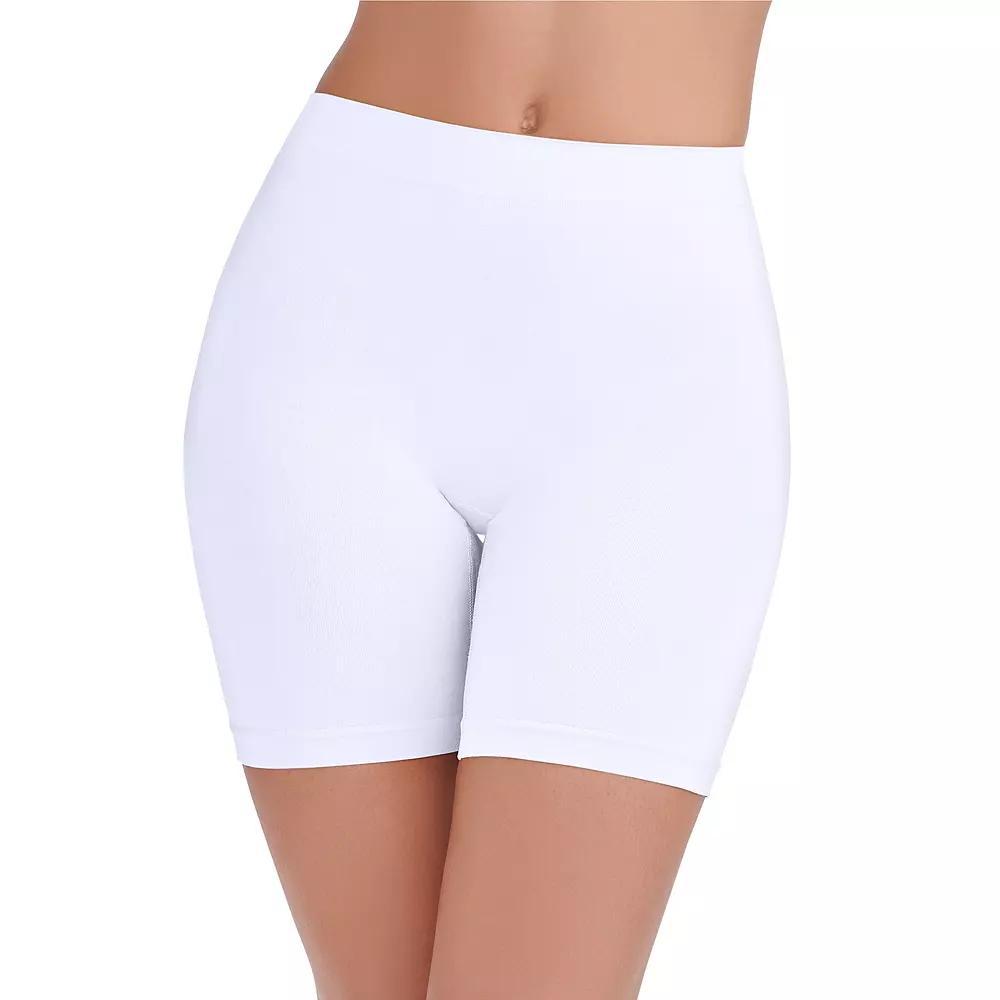 Women's Vanity Fair Lingerie® Seamless Smoothing Slip Shorts 12750E, Size: XXL, Star White Product Image