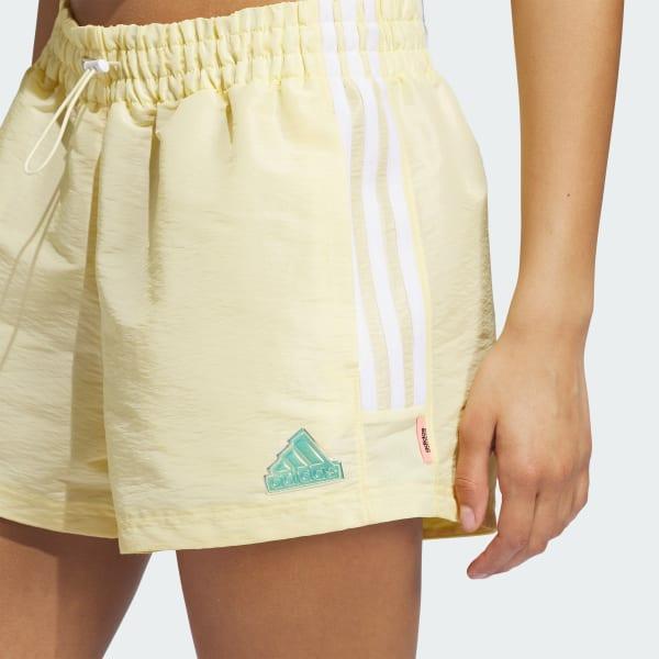 adidas Sunglass Pack Woven Shorts Semi Pink Spark XS Womens Product Image