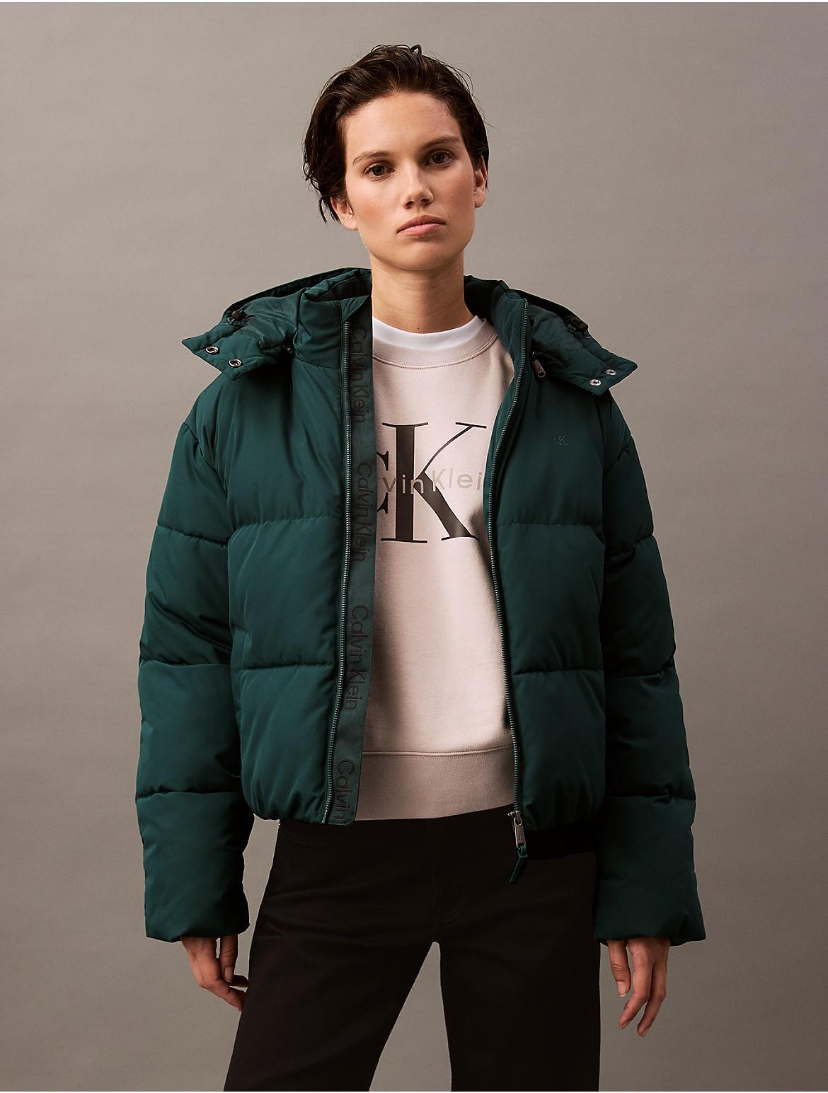 Calvin Klein Women's Classic Puffer Jacket - Brown - XXL Product Image
