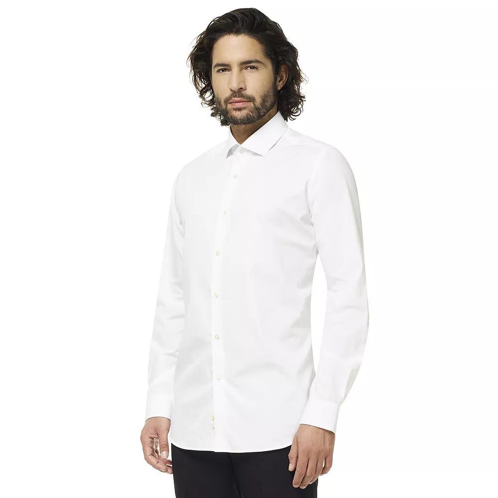 Men's OppoSuits Modern-Fit Dress Shirt, Size: Small, White Knight Product Image