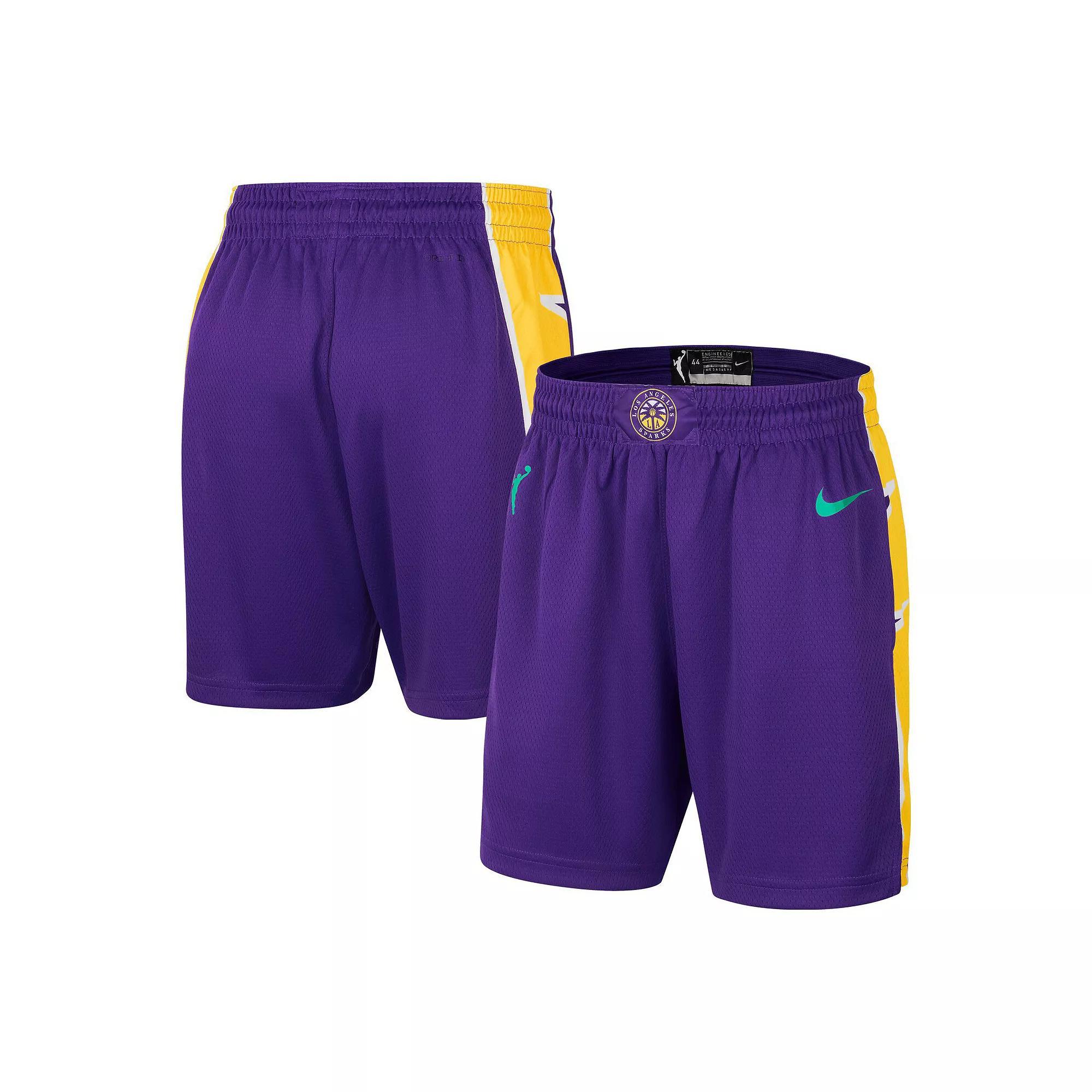 Womens Nike Purple Los Angeles Sparks On-Court Victory Performance Shorts Product Image