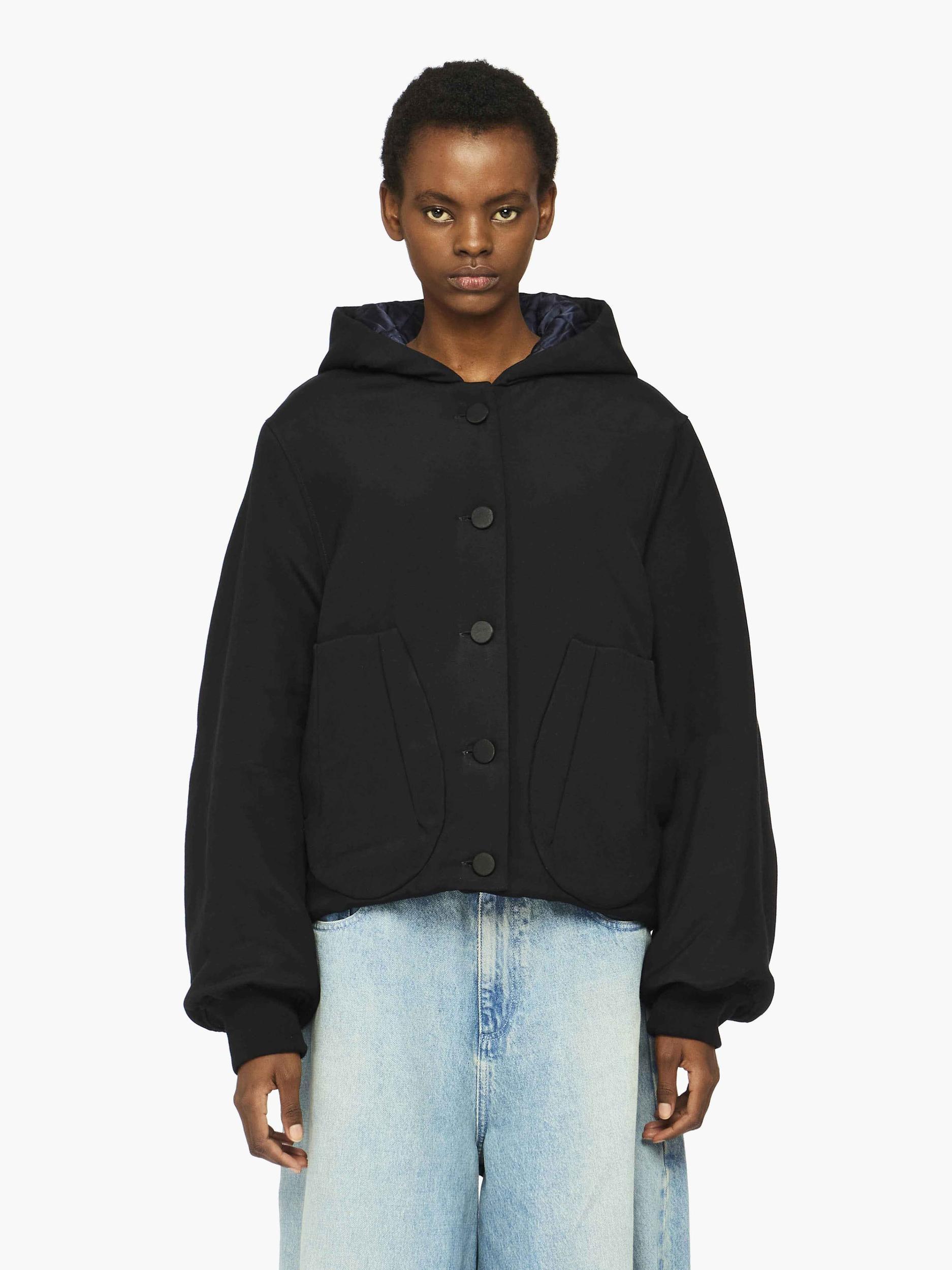 HOODED BLOUSON JACKET Product Image