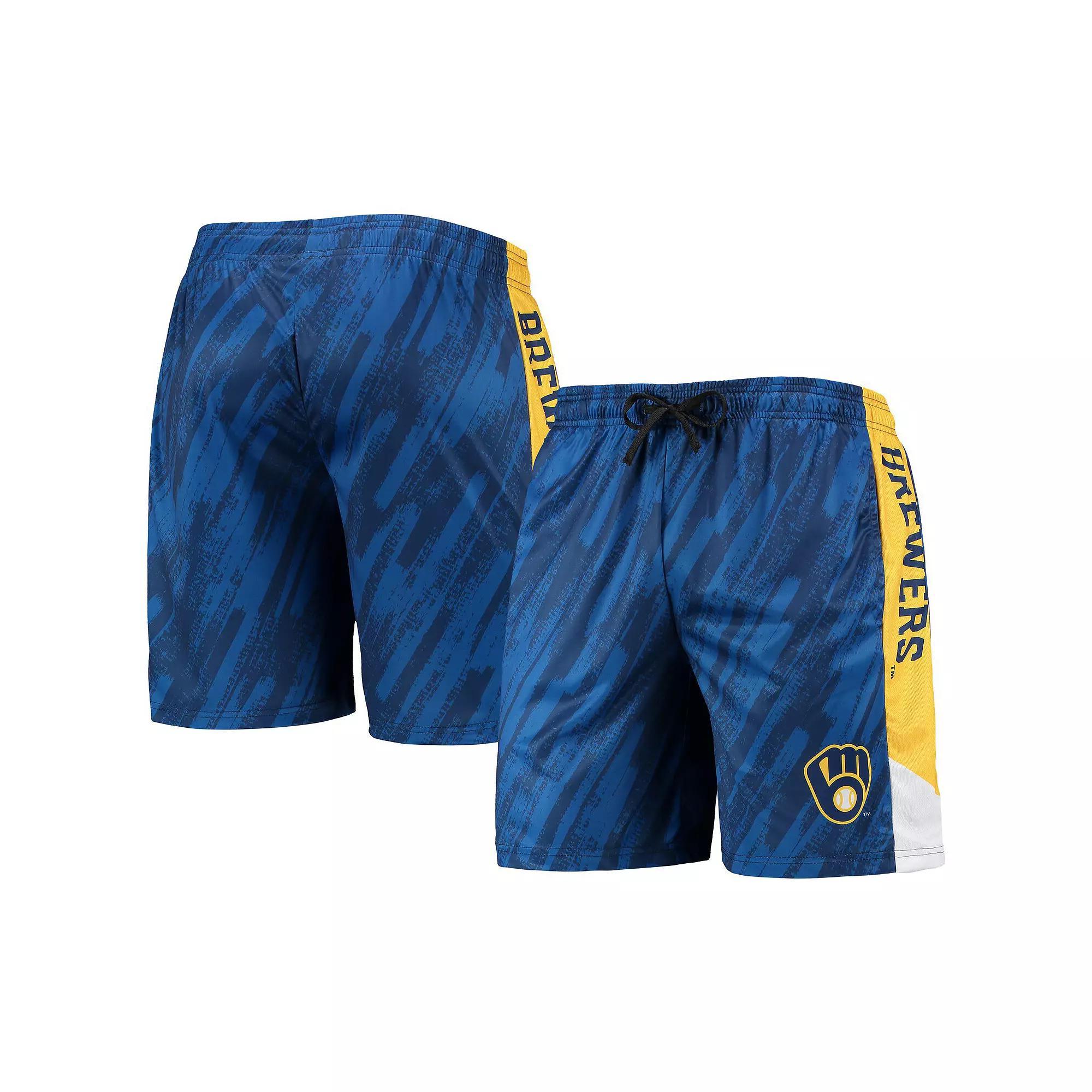 Men's FOCO Navy Milwaukee Brewers Static Shorts, Size: Small, Blue Product Image