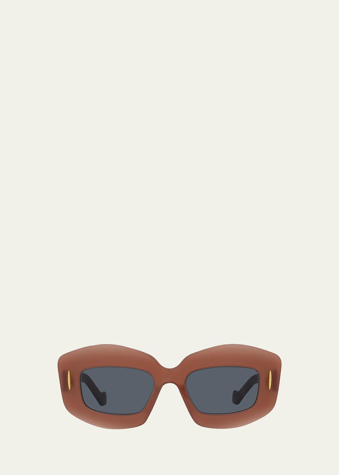 Loewe Chunky Anagram Rectangular Sunglasses, 49mm Product Image