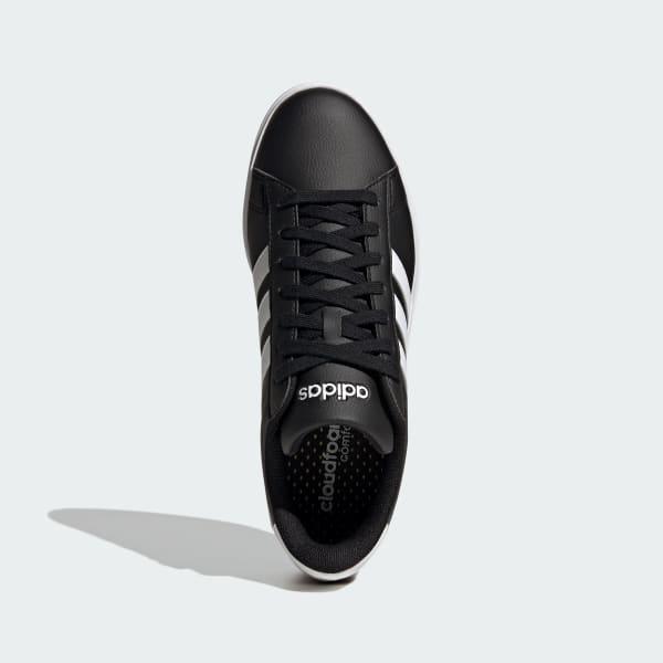 adidas Grand Court Shoes Core Black 4.5 Mens Product Image