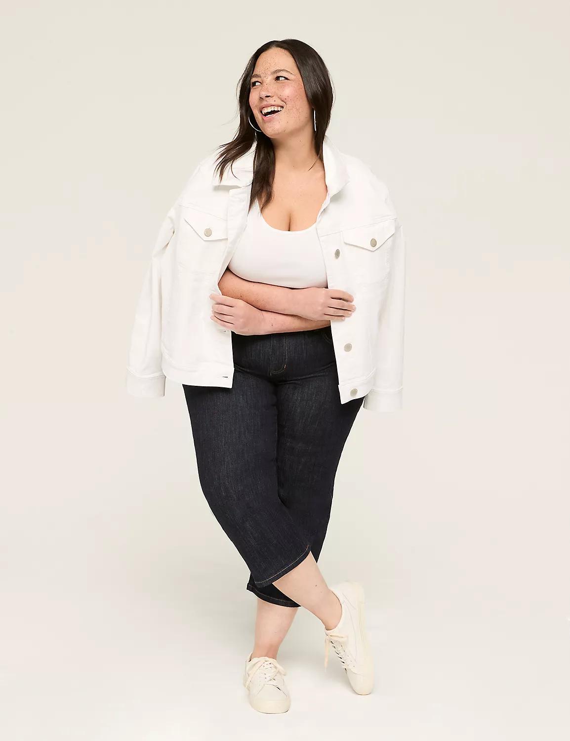Signature Fit Straight Leg Crop Jean Product Image