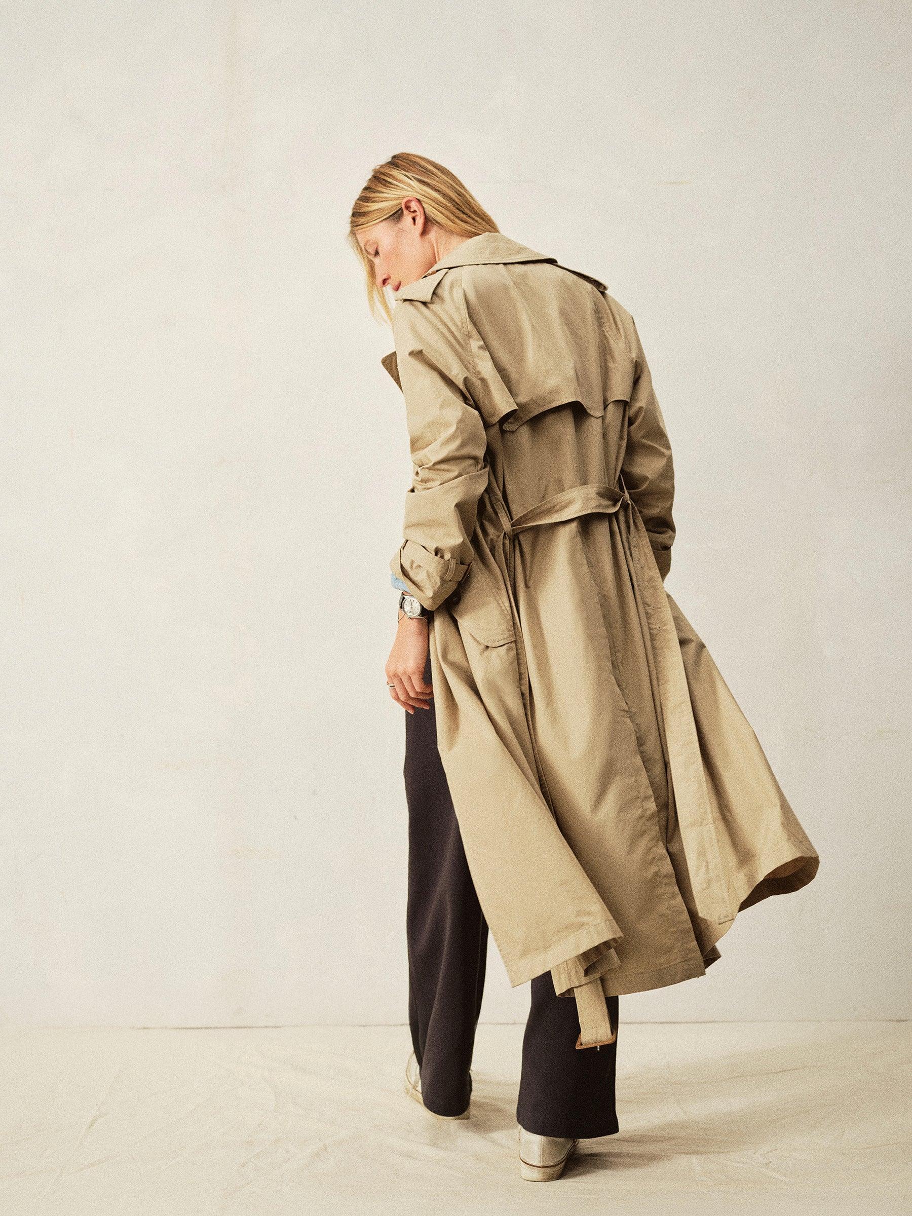 Rockaway Khaki Parachute Poplin Trench Product Image